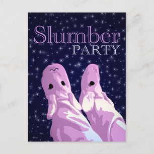 Carte Postale invitation à la fête : nuit