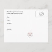 Carte Postale invitation à la fête : starshine (Dos)