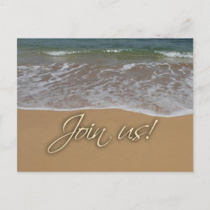 Carte Postale Invitation à la fête sur la plage