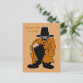 Carte Postale invitation à la fête surprise d'anniversaire secre (Debout devant)