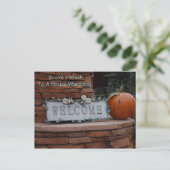 Carte postale Invitation à la maison (Debout devant)