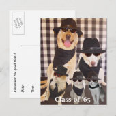 Carte Postale Invitation à la réunion de classe (Devant / Derrière)