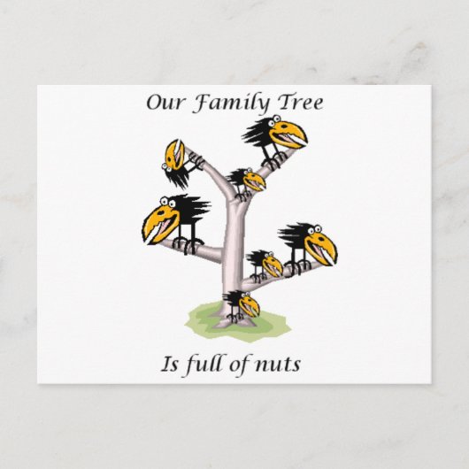 Carte Postale Invitation à la réunion familiale (Devant)