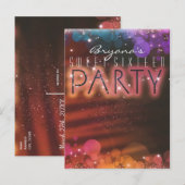 Carte Postale Invitation à la soirée du Summer Lights Sparkle Da (Devant / Derrière)