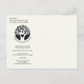 Carte Postale Invitation à l'arbre de réunion familiale (Dos)