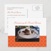 Carte Postale Invitation à l'événement d'entreprise de trèfle or (Devant / Derrière)