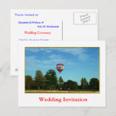 Carte Postale Invitation à l'événement, riverside (Devant / Derrière)