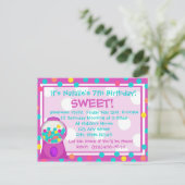 Carte Postale Invitation à traiter Bubblegum (Debout devant)