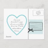 Carte Postale invitation à une fête d'anniversaire (Dos)