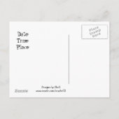 Carte Postale Invitation à une fête de glace (Dos)