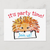 Carte postale Invitation anniversaire pour enfants (Devant)