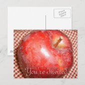 Carte Postale Invitation Apple (Devant / Derrière)