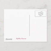 Carte Postale Invitation Apple (Dos)