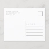 Carte postale Invitation Arbre généalogique de la (Dos)