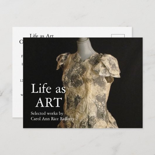 Carte postale Invitation Art Show (Devant / Derrière)