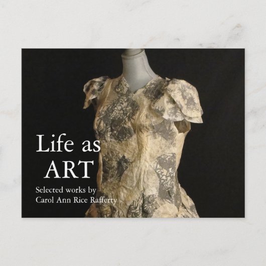 Carte postale Invitation Art Show (Devant)