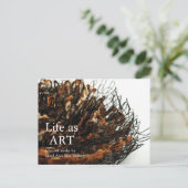 Carte postale Invitation Art Show (Debout devant)