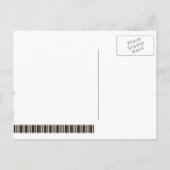 Carte postale invitation au piano (Dos)