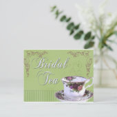 Carte Postale Invitation au thé nuptial (Debout devant)
