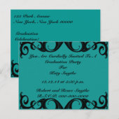 Carte Postale Invitation aux Boucles Noires Vintage (Devant / Derrière)