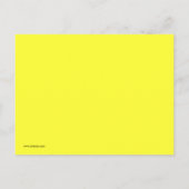 Carte Postale invitation baby shower (Dos)