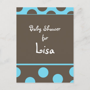 Carte Postale Invitation baby shower