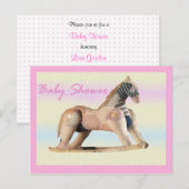 Carte Postale Invitation baby shower (Devant / Derrière)