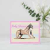 Carte Postale Invitation baby shower (Debout devant)