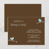 Carte Postale Invitation baby shower (Devant / Derrière)