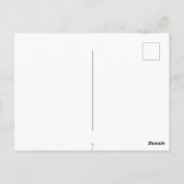 Carte postale Invitation Baby shower Goose (Dos)