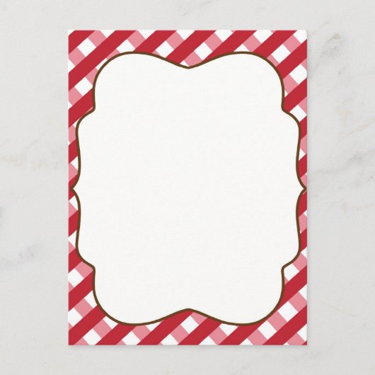 Carte Postale Invitation BBQ (Devant)