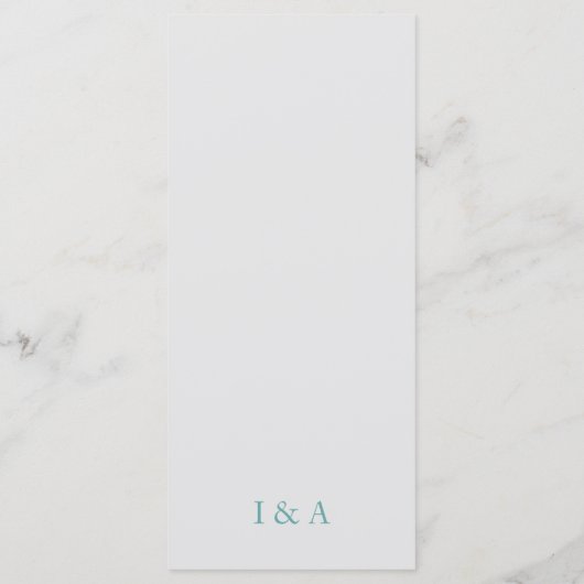 Carte postale Invitation Boho vert Sage (Dos)