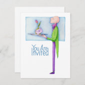 Carte postale Invitation Butler (Devant / Derrière)