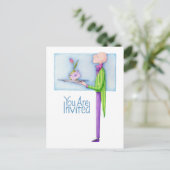 Carte postale Invitation Butler (Debout devant)