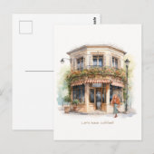 Carte postale Invitation Café (Devant / Derrière)