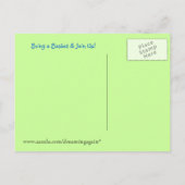 Carte postale Invitation chasse aux oeufs de Pâque (Dos)