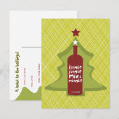 Carte Postale Invitation Cocktail Retro Holiday (Devant / Derrière)