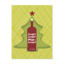 Invitation Cocktail Retro Holiday