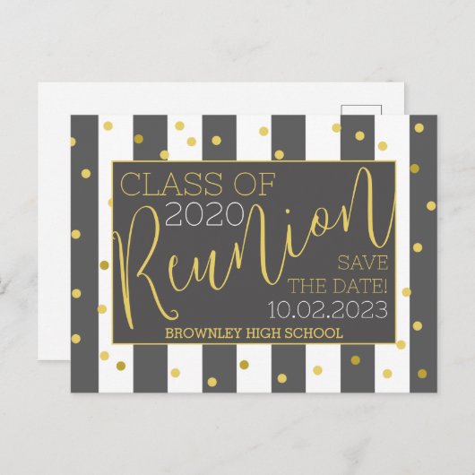 Carte postale Invitation Conception de réunion sco (Devant / Derrière)