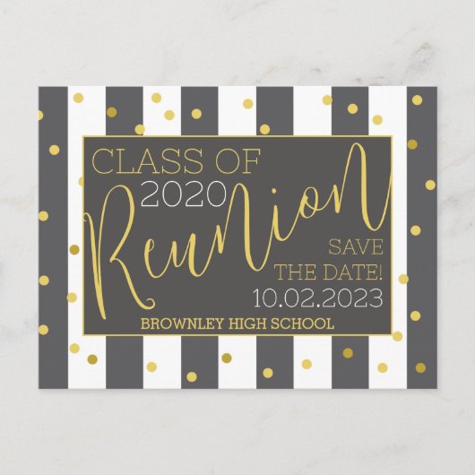 Carte postale Invitation Conception de réunion sco (Devant)