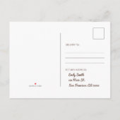 Carte Postale Invitation d'anniversaire Bagette & Étoiles Licorn (Dos)