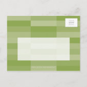 Carte Postale Invitation d'anniversaire :: panneau rectangulaire (Dos)
