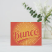 Carte Postale Invitation de Bunco Burst (Debout devant)