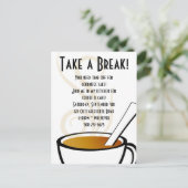 Carte Postale Invitation de café (Debout devant)