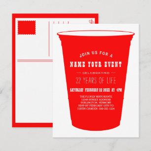 Carte Postale invitation de coupe