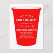 Carte Postale invitation de coupe (Devant)