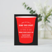 Carte Postale invitation de coupe (Debout devant)