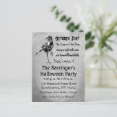 Carte Postale Invitation de Crow Halloween (Debout devant)