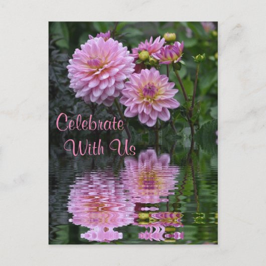 Carte Postale Invitation de Dahlia (Devant)