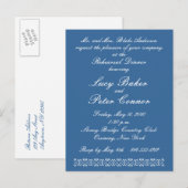 Carte Postale Invitation de défilement (personnalisable) (Devant / Derrière)